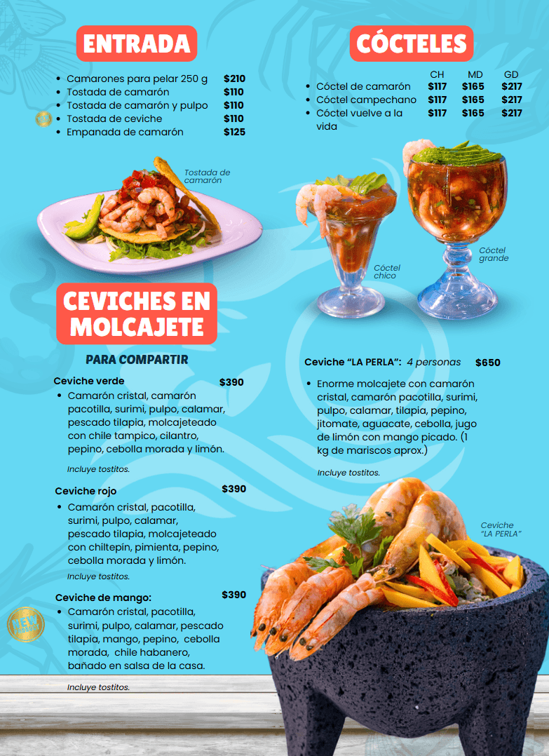 Imagen del menú
